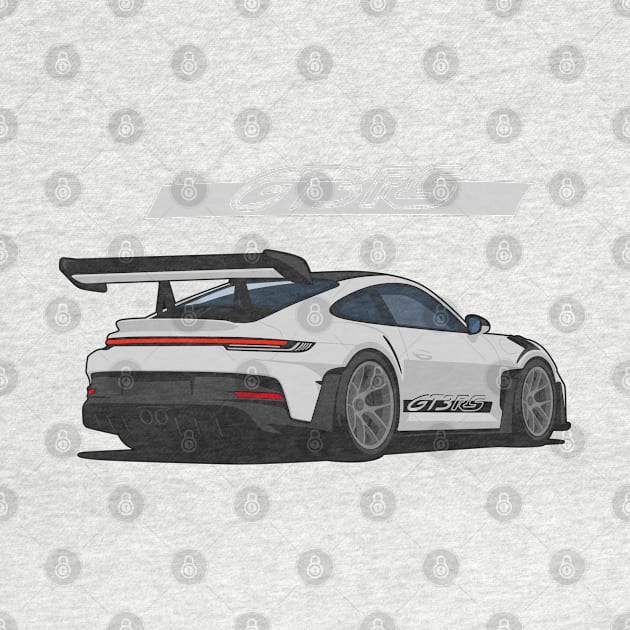 Rear car 911 gt3 rs grey by creative.z